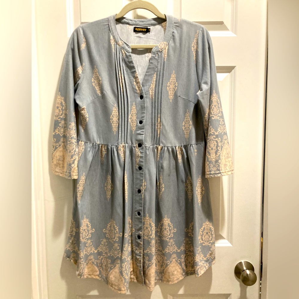 Border Print Tunic